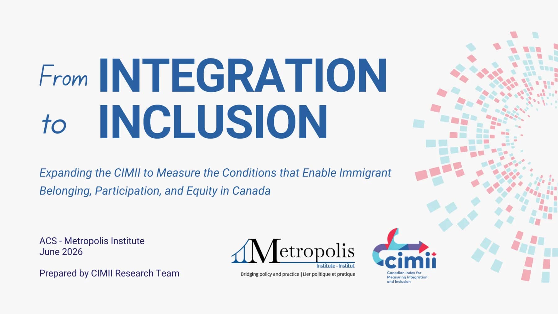 From Integration to Inclusion — the new CIMII report